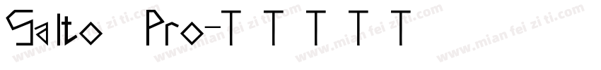 Salto Pro字体转换